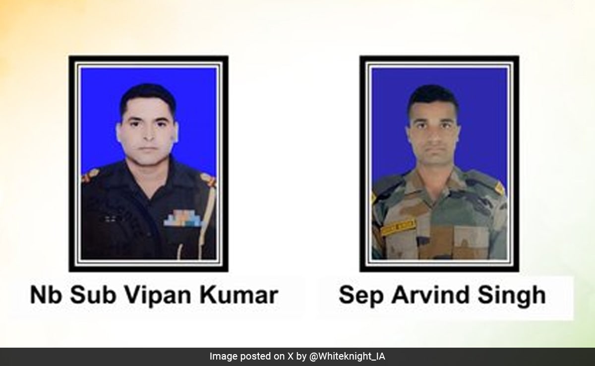 2 Soldiers Killed In Action In J&K, 2 Terrorists Shot Dead In Another Op