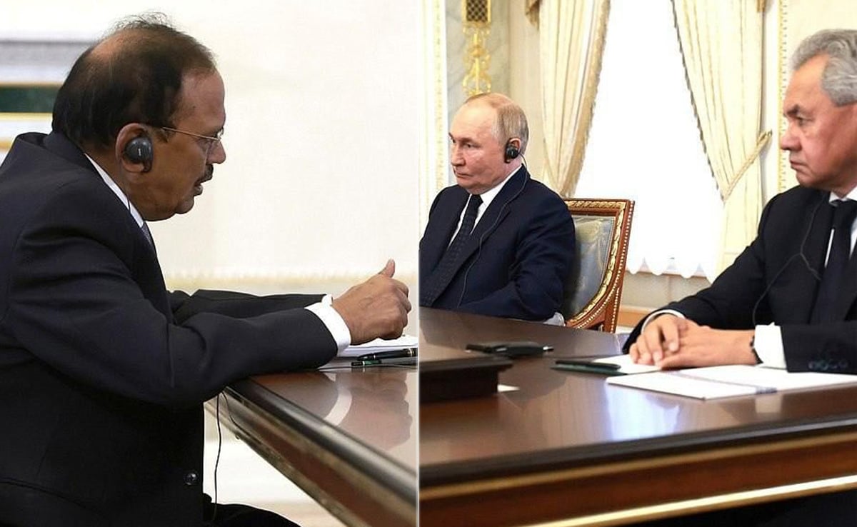 Ajit Doval, Reportedly Carrying Ukraine Peace Plan, Meets Vladimir Putin