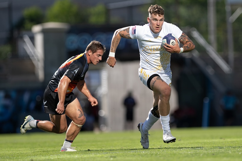 Army Sweeps Armed Forces Men's Rugby; Air Force Is Close Second