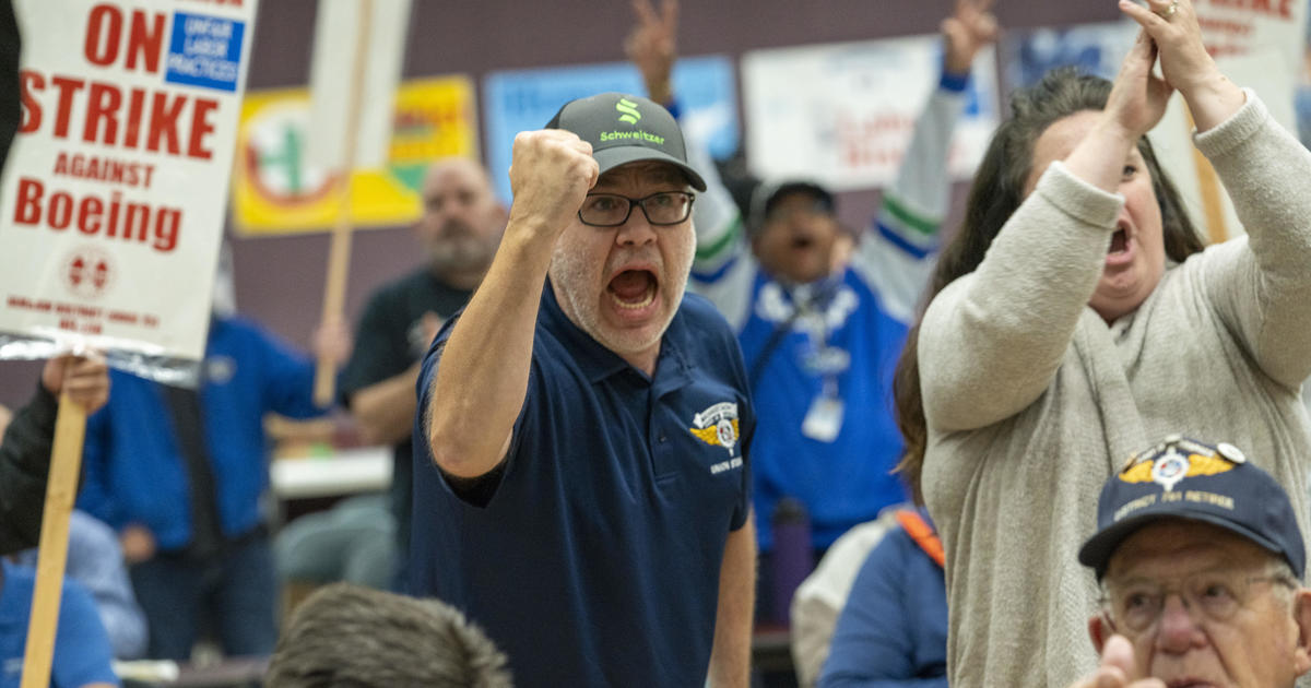 Boeing workers going on strike after overwhelming vote to reject contract offer and walk off the job