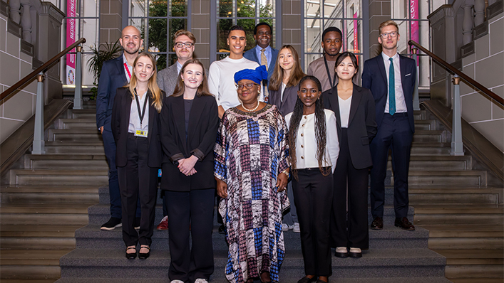 DG Okonjo-Iweala meets Young Trade Leaders on eve of Public Forum, welcomes youth input