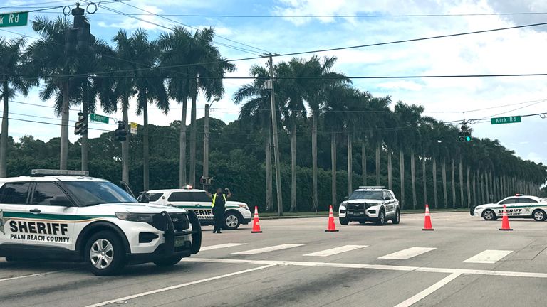 Donald Trump rushed to safety after gunshots heard near his Florida golf course