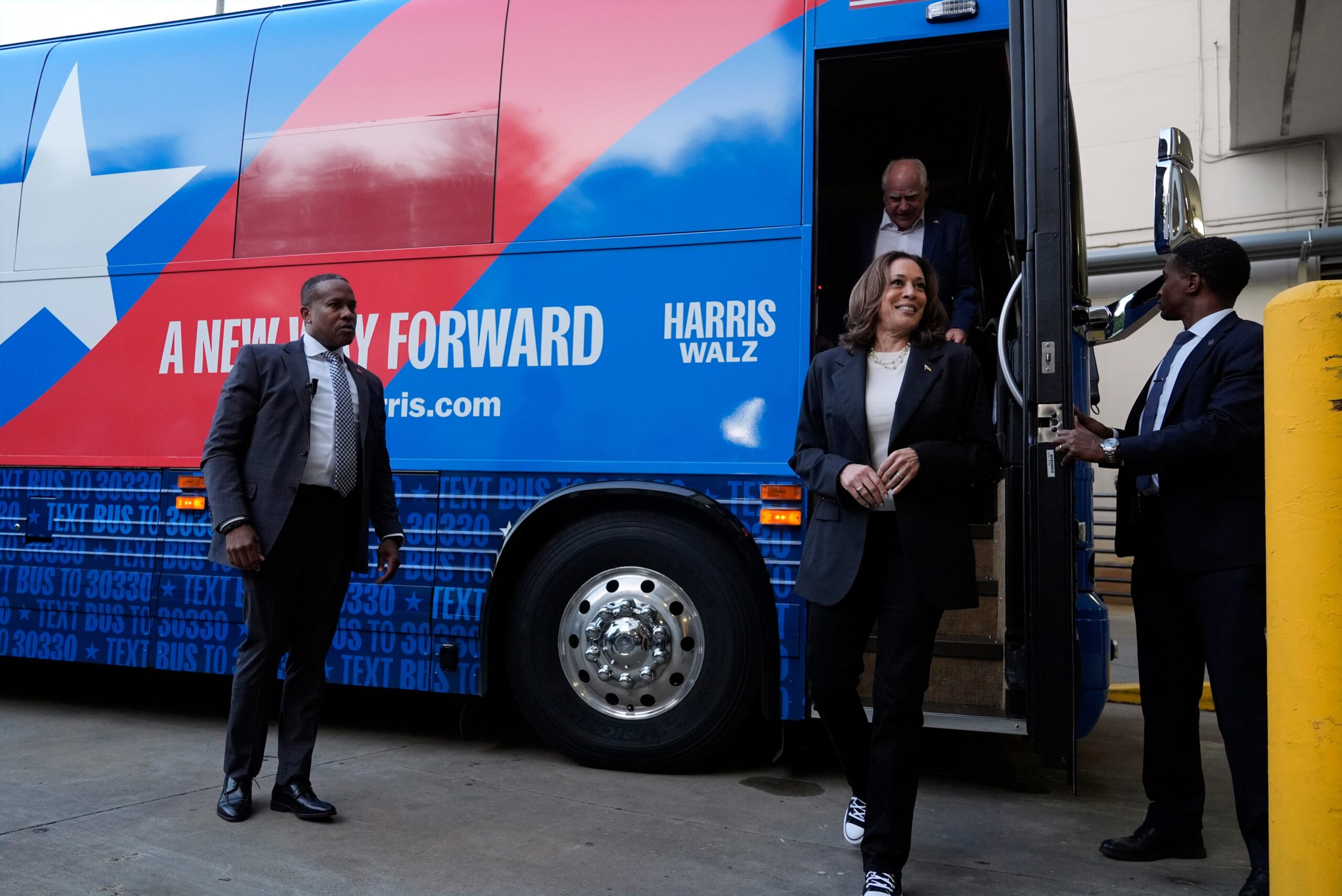 Harris campaign plans for aggressive outreach in swing states after Tuesday’s debate with Trump