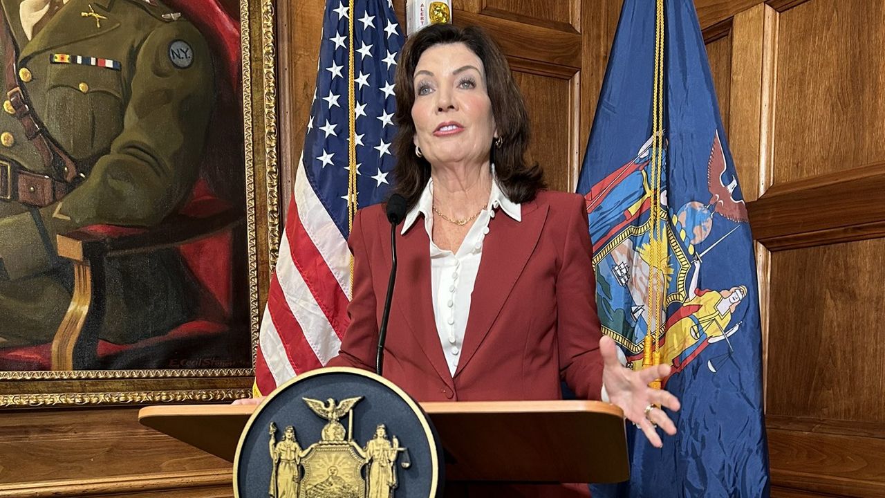 Hochul back to work after having cancerous growth removed Friday morning