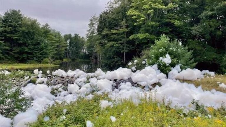 Maine lawmakers ask the Navy for help after massive toxic foam spill