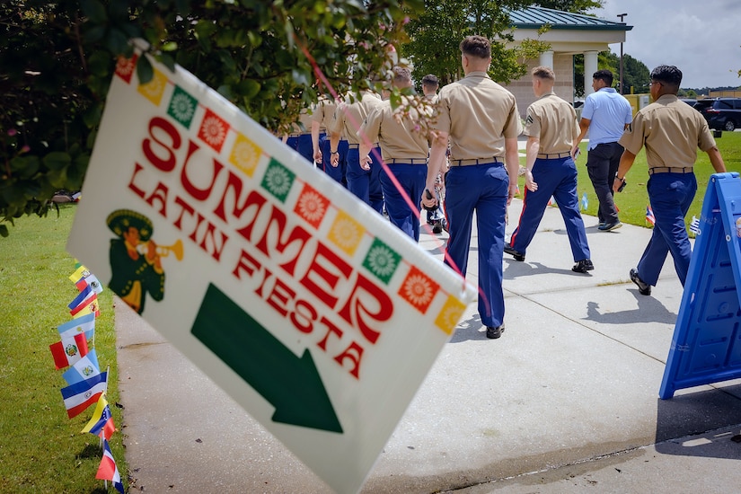 Marines Bring Song, Cheer to Fiesta