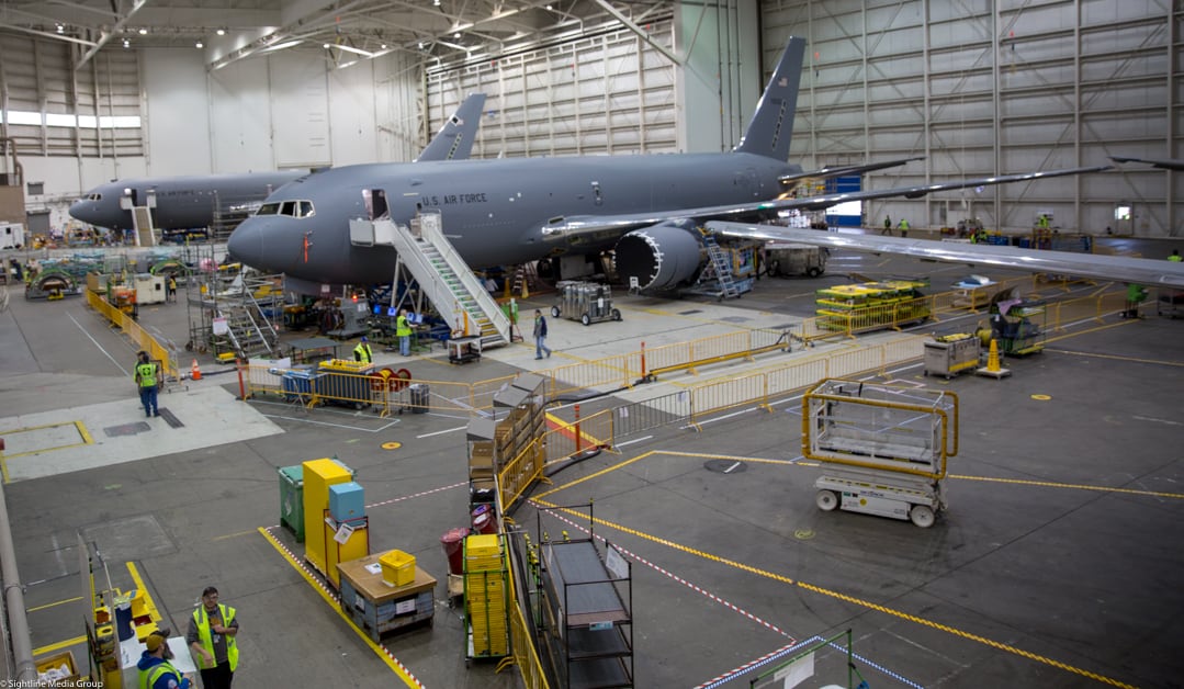 Massive Boeing machinist strike hits KC-46 tanker production