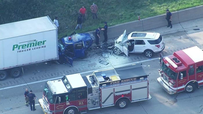 Michigan State Police Officer hurt in crash on I-75 to be taken off life support