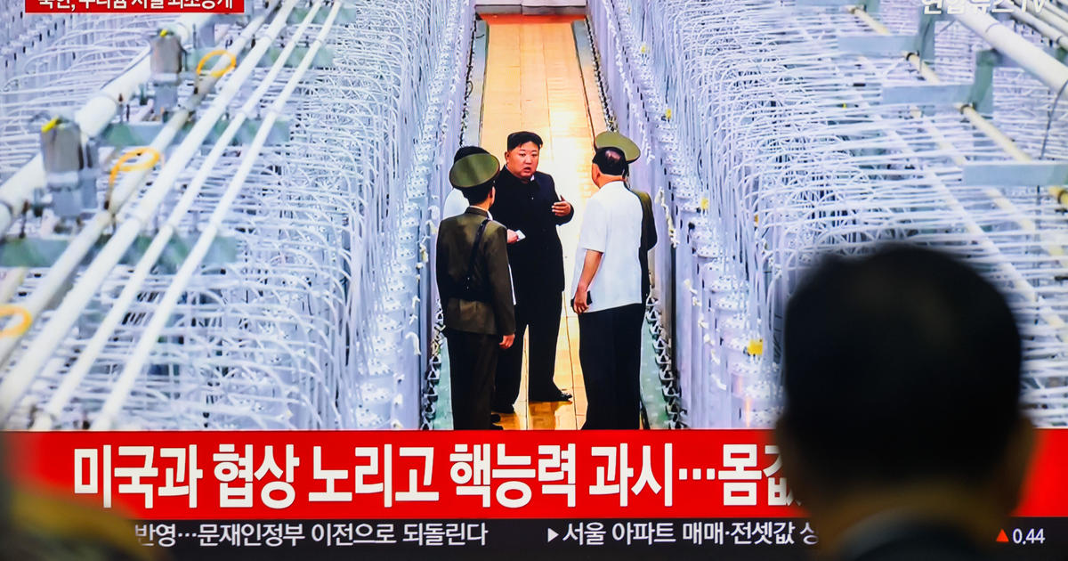 North Korea gives rare peek at uranium enrichment site as Kim calls for