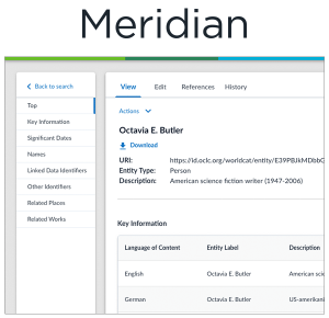 OCLC Meridian makes it possible for libraries to create linked data that connect resources to the wider web | OCLC