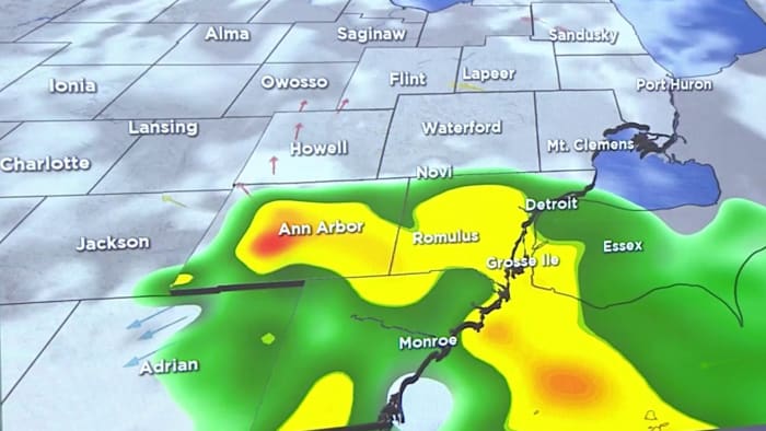 Rain returns to end work week in Metro Detroit with better chances next week