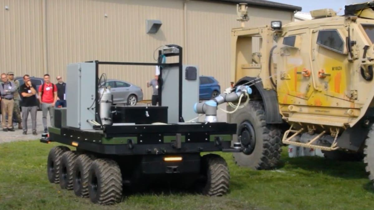 The military robot protecting soldiers from chemical, biological dangers