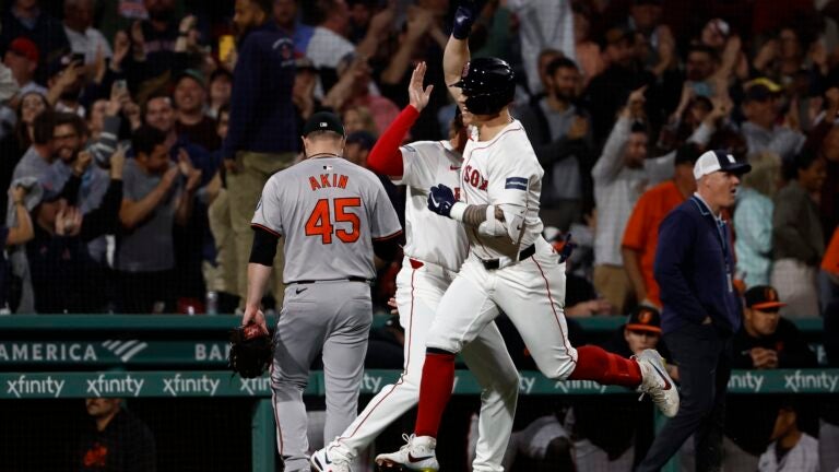 Tyler O’Neill hits 3-run homer in the 10th to lift Red Sox past Orioles 5-3