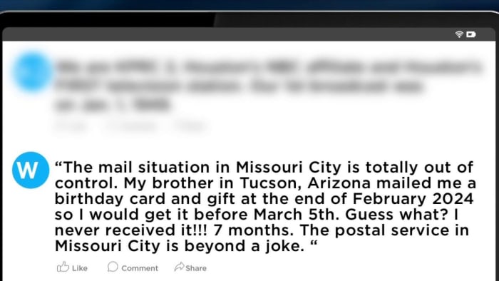 ‘Beyond a joke:’ KPRC 2 viewers still dealing with ongoing postal delays share frustrations